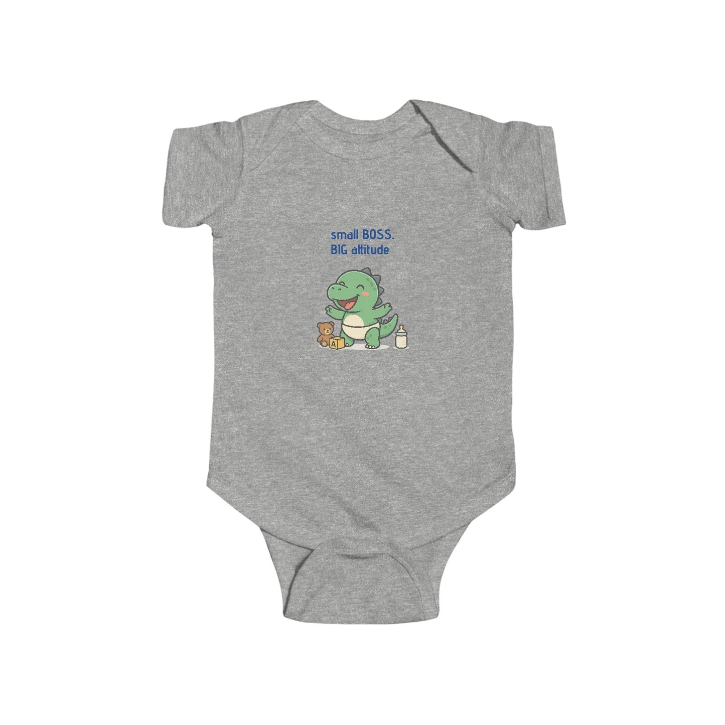 “Small Boss, Big Attitude” Cute Infant Bodysuit