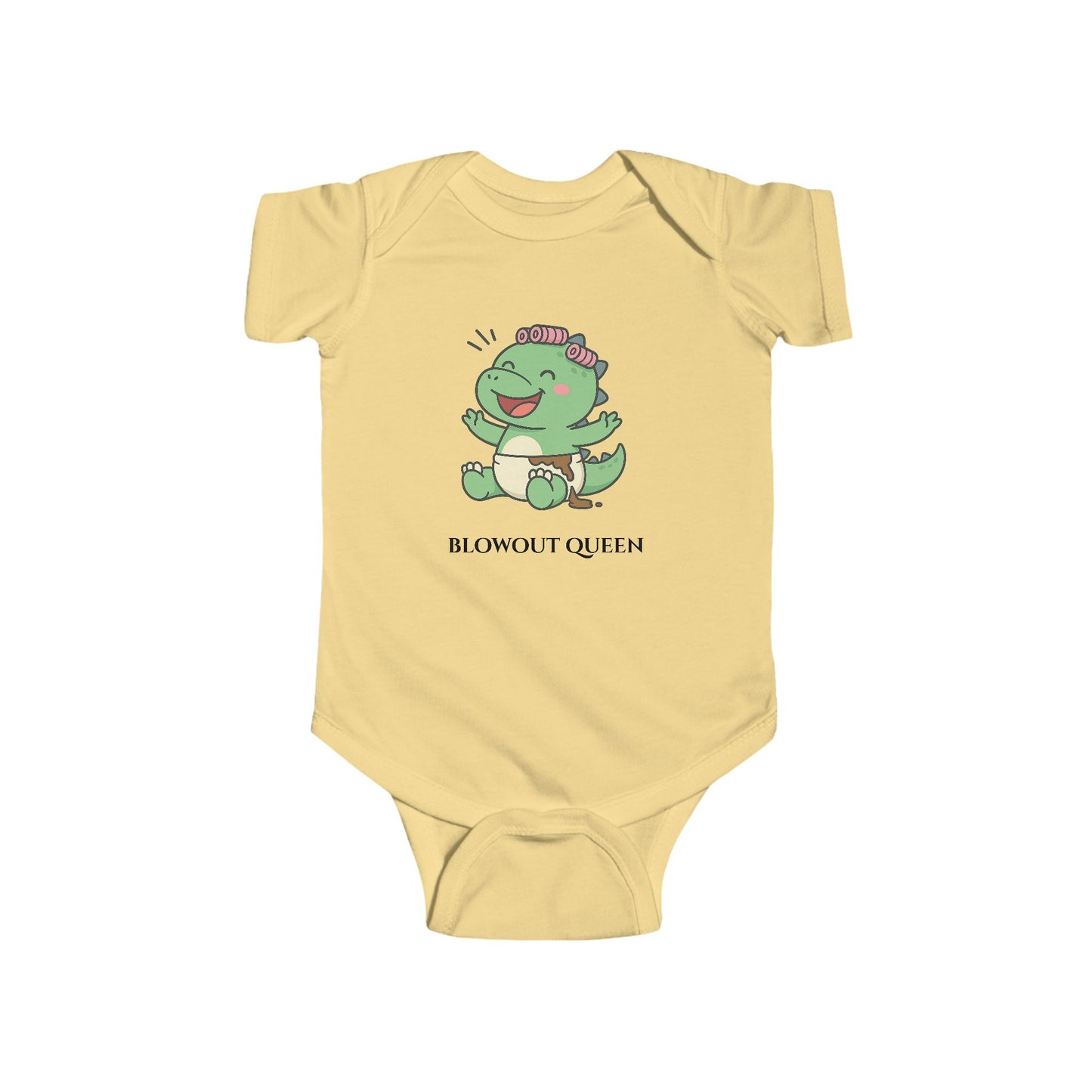 “Blowout Queen” Funny Baby Girl Bodysuit