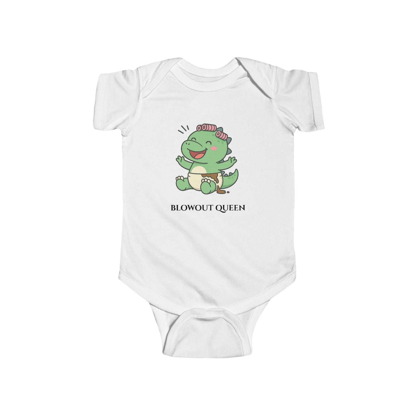“Blowout Queen” Funny Baby Girl Bodysuit