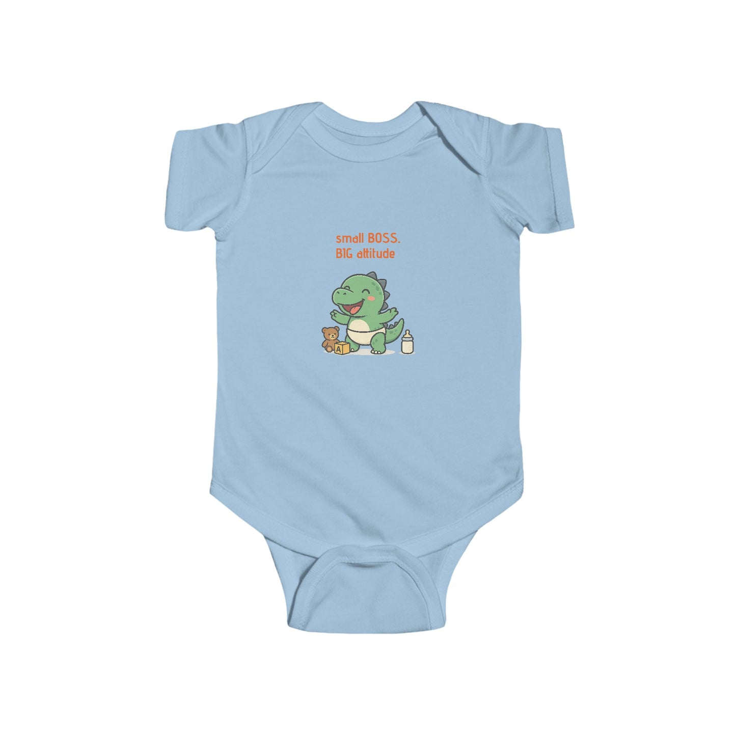 “Small Boss, Big Attitude” Cute Infant Bodysuit