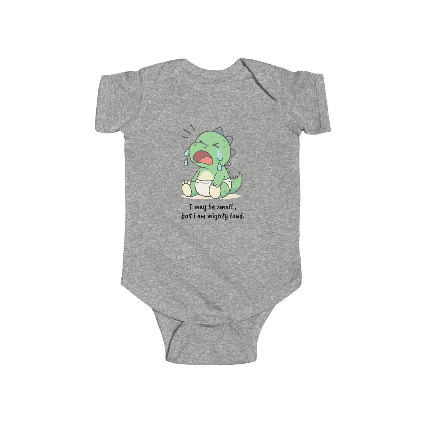“I May Be Small, But I Am Mighty Loud” Cute Infant Outfit