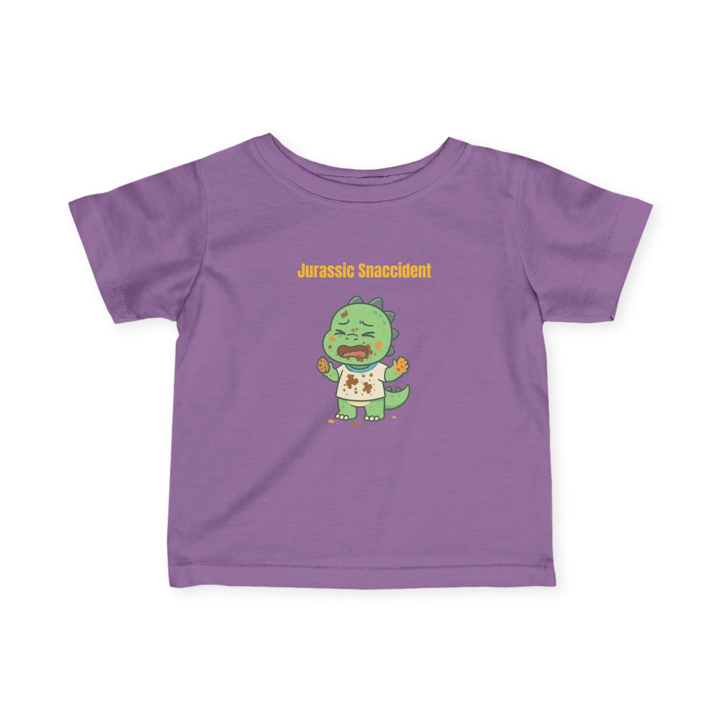 "Jurassic Snaccident” Funny Dinosaur Infant T-Shirt