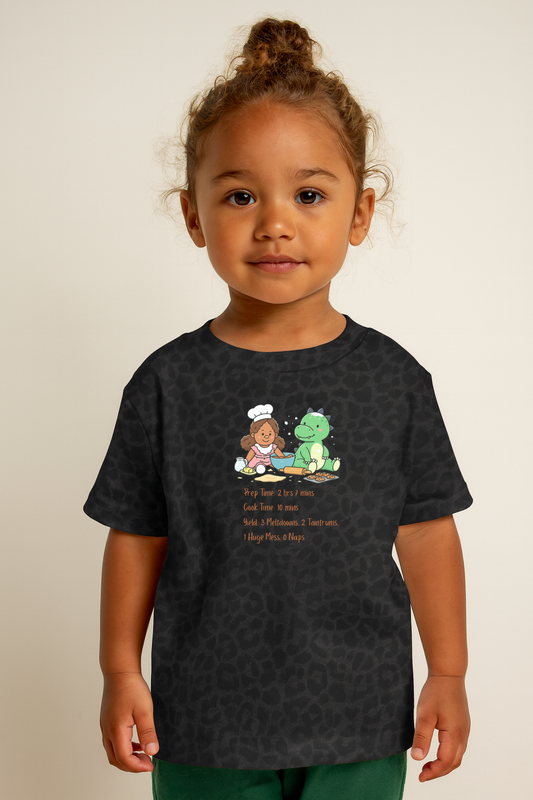 “Recipe for Chaos” Funny Kids Tee