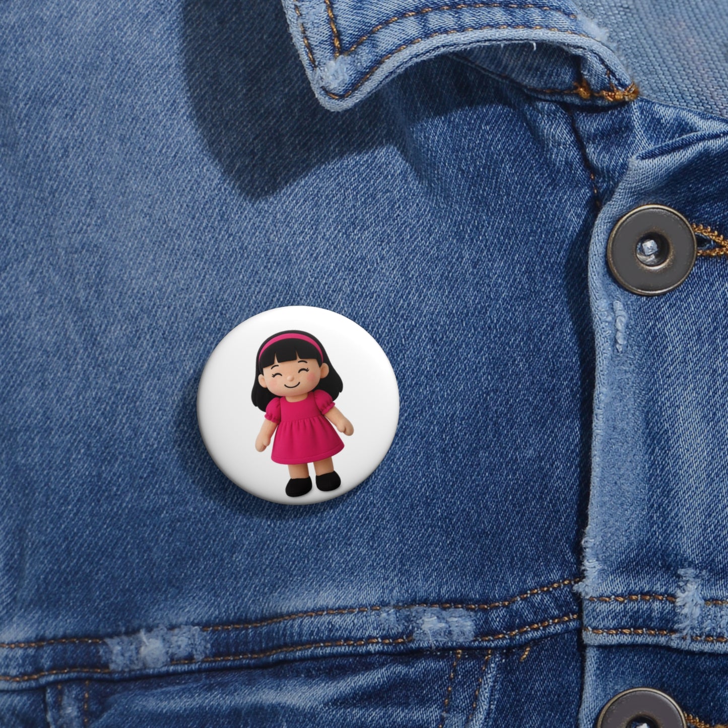 Lila Dolls & Dinosaurs Pin