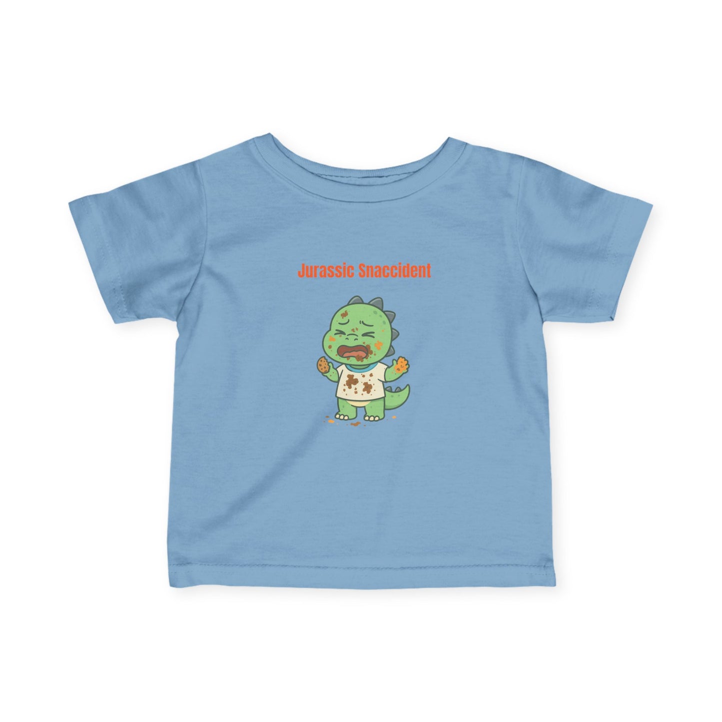 "Jurassic Snaccident” Funny Dinosaur Infant T-Shirt