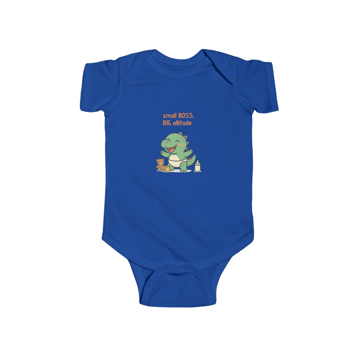“Small Boss, Big Attitude” Cute Infant Bodysuit