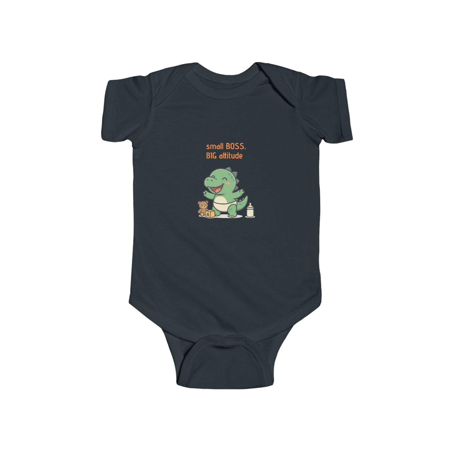 “Small Boss, Big Attitude” Cute Infant Bodysuit