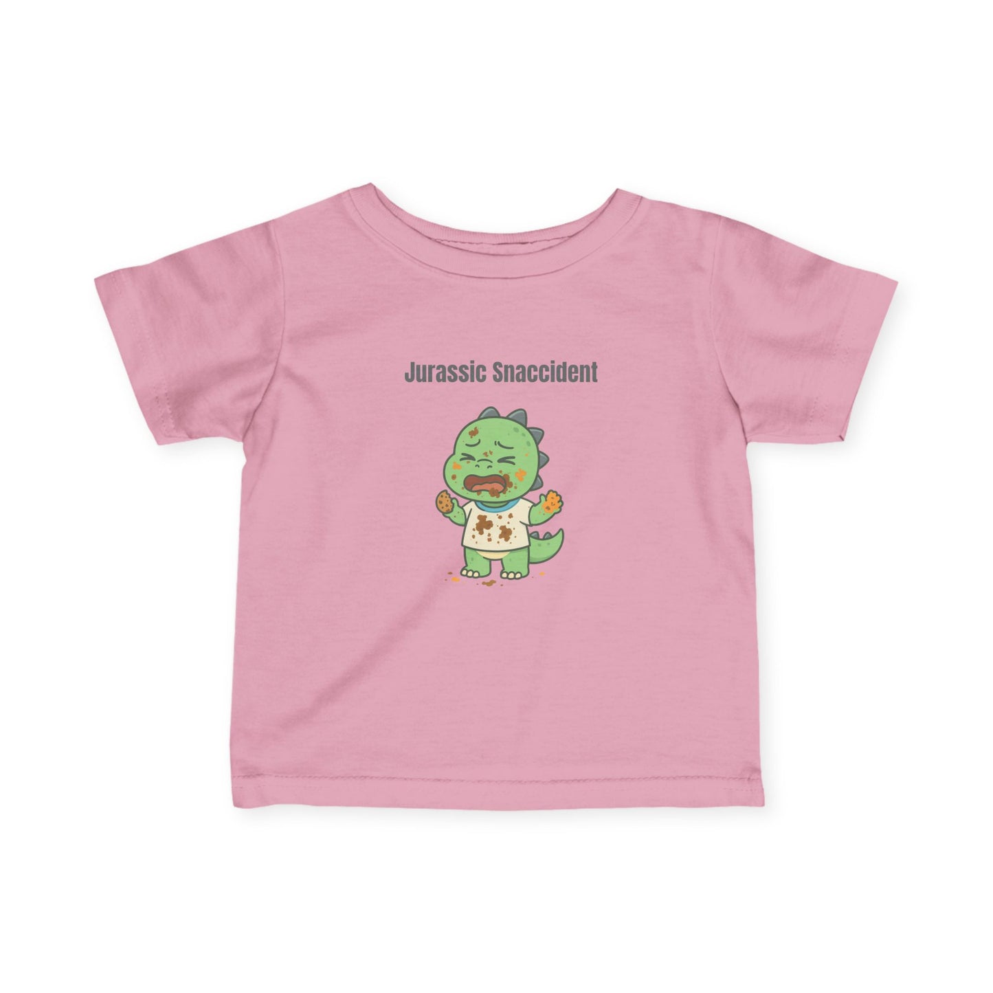 "Jurassic Snaccident” Funny Dinosaur Infant T-Shirt