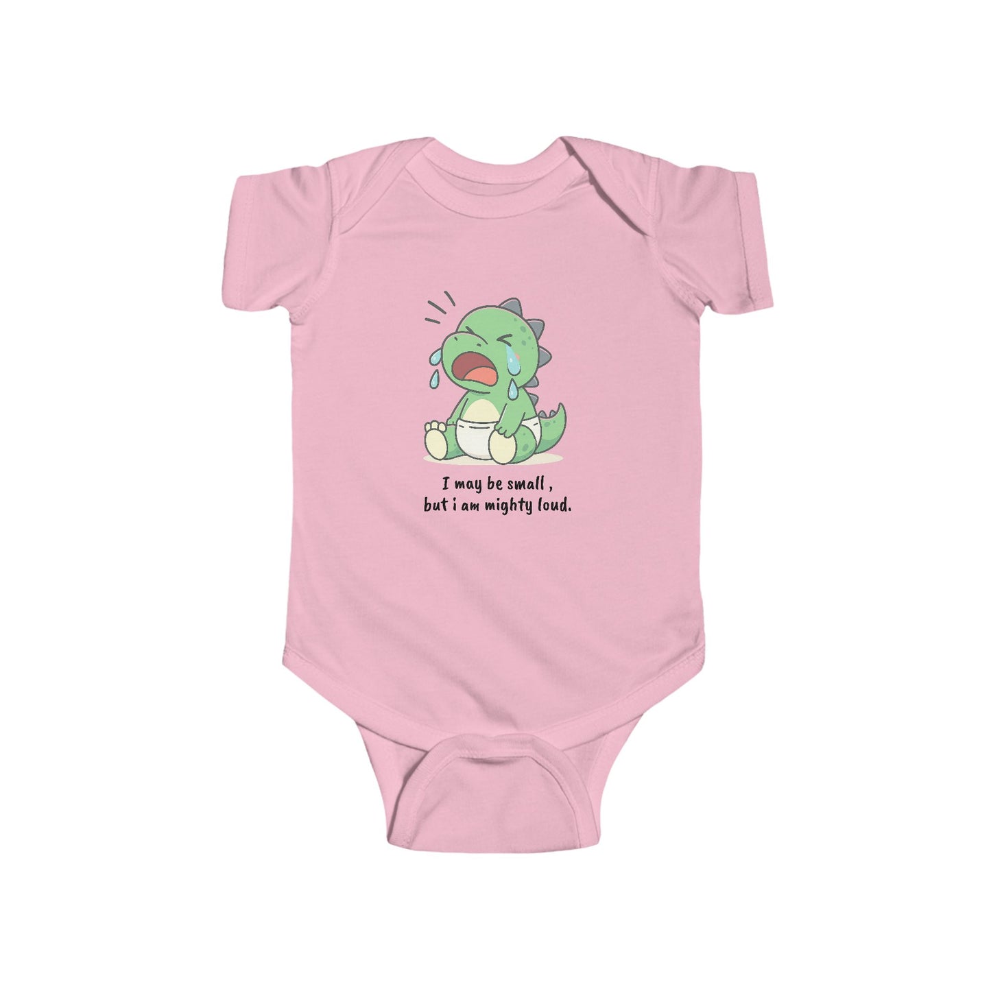 “I May Be Small, But I Am Mighty Loud” Cute Infant Outfit