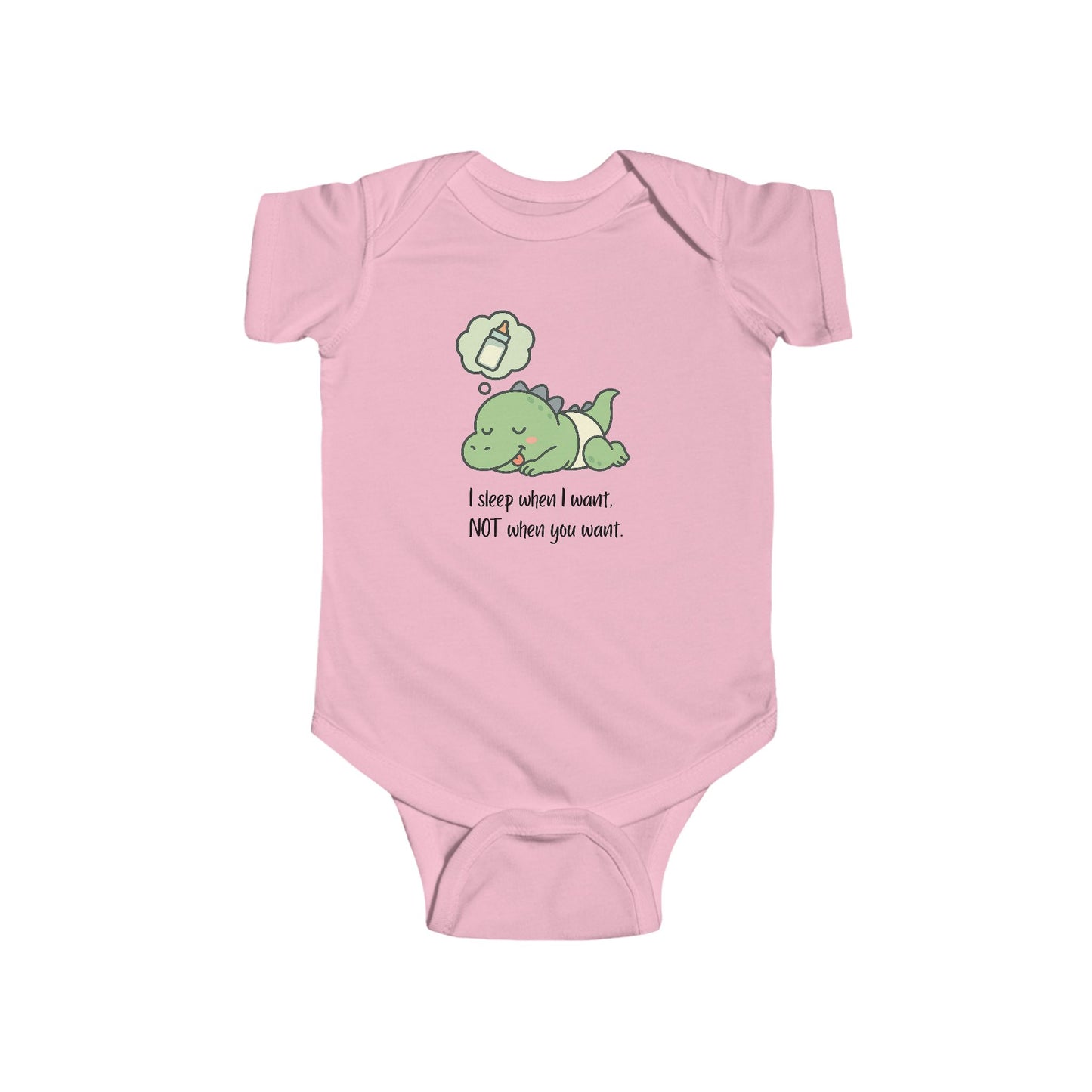 “I Sleep When I Want, Not When You Want” Sassy Baby Bodysuit