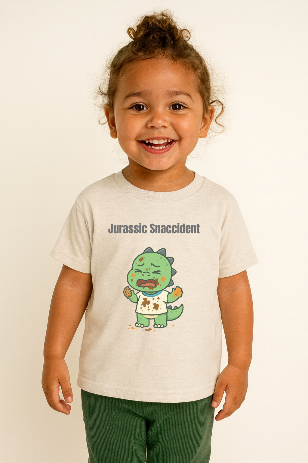 “Jurassic Snaccident” | Cute Kids Tee